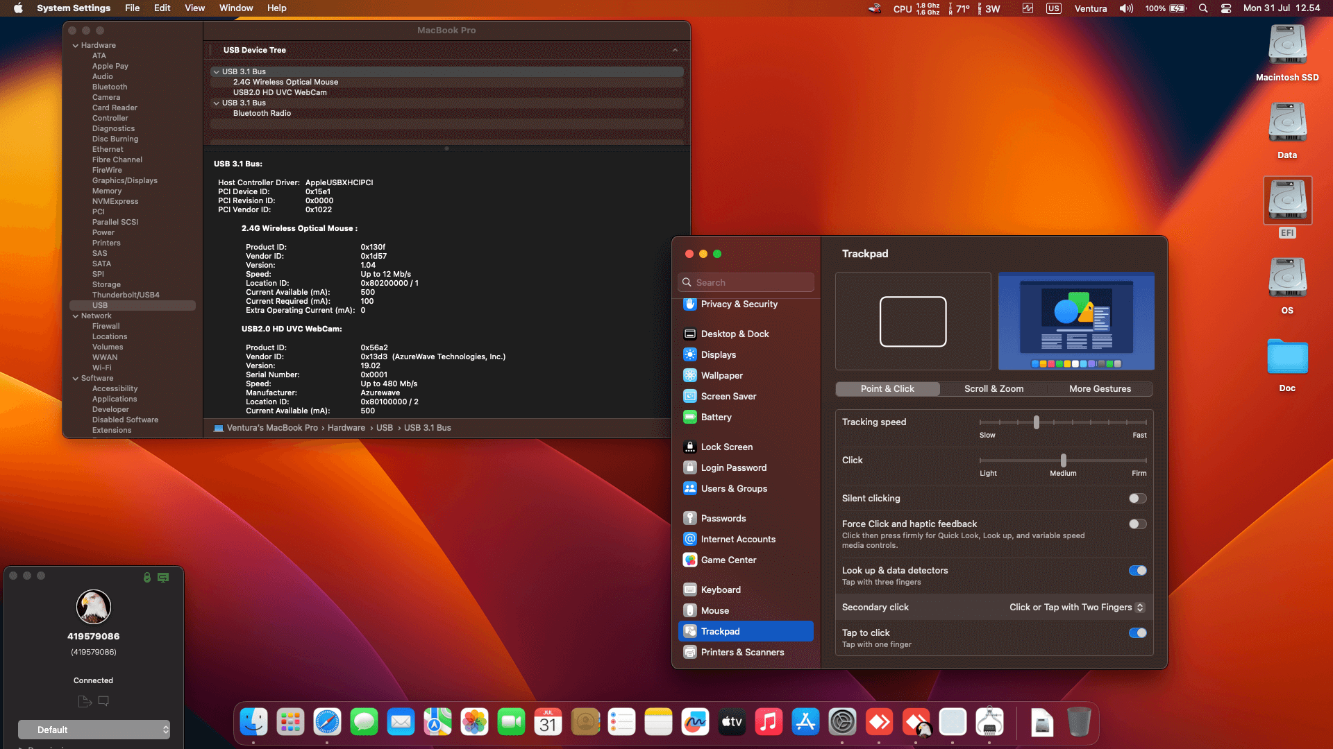 Asus TUF Gaming FX505DD DR5N6 [AMD Ryzen 5 3550H + Radeon Vega 8 + I2C]   OpenCore 1